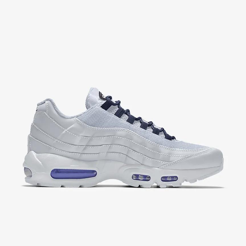 Giày Nike Air Max 95 By You Nữ Trắng Xanh